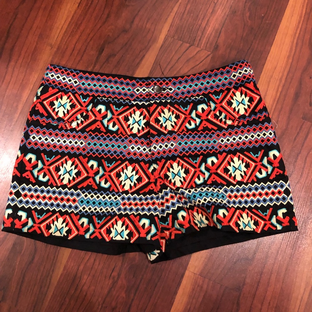 THML Aztec printed shorts size M.